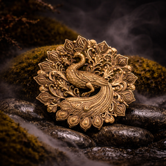 Royal Peacock Brooch