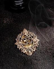 Gold-Plated OM Heartistic Brooch