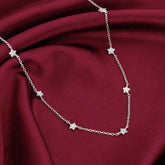 Silver Star Constellation Necklace