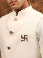 Swastik Brooch