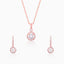 Rose Gold Drizzle Drop Set