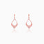 Rose Gold Princess Earrings