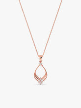 Rose Gold Princess Pendant With Link Chain