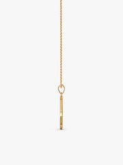 Golden Princess Pendant With Link Chain