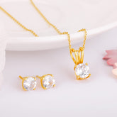 Golden Zircon Set