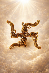 Swastik Brooch