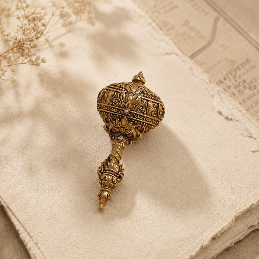 Hanuman Gada Brooch