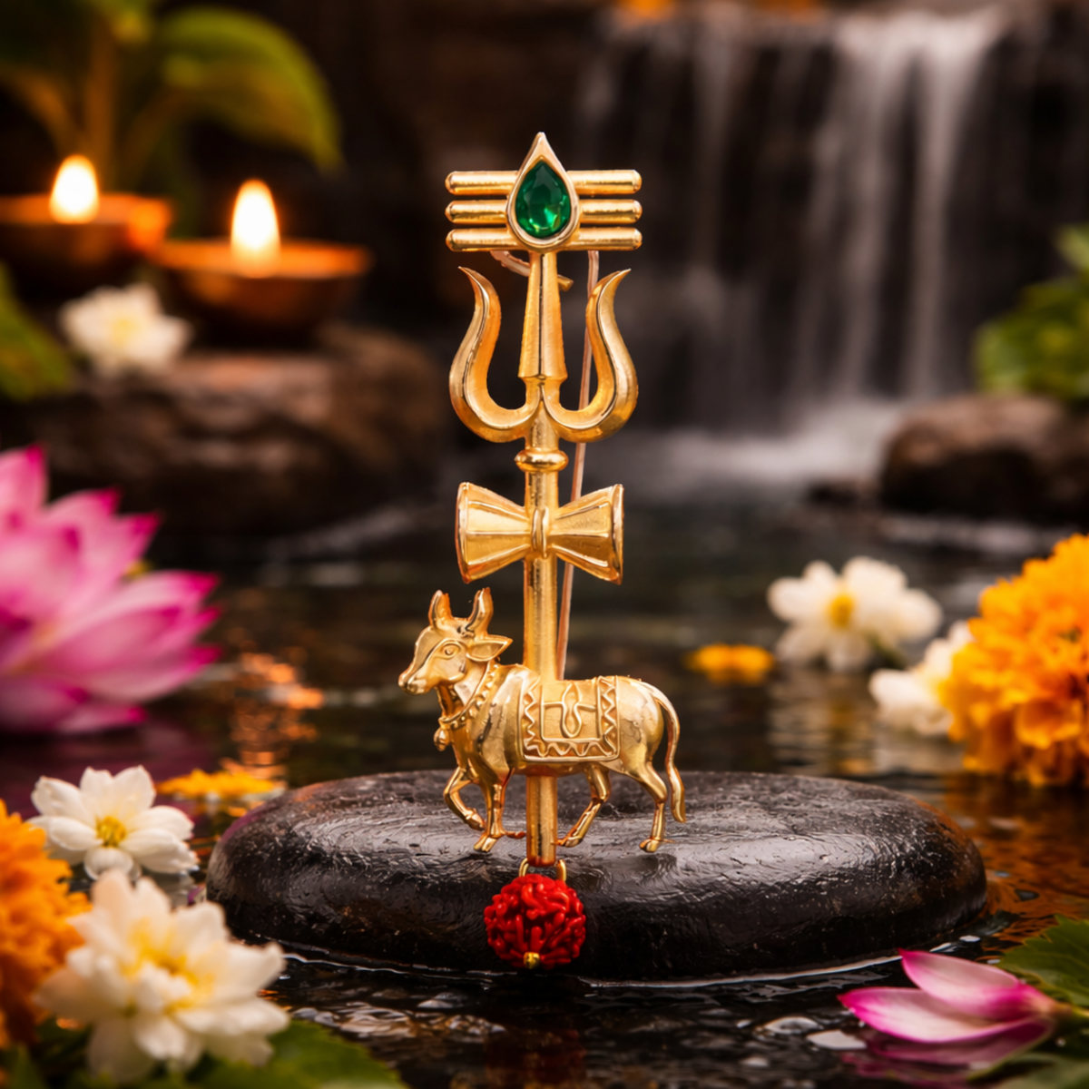 Eternal Shiva Elements Brooch