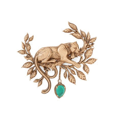 Majestic Panther Power Brooch