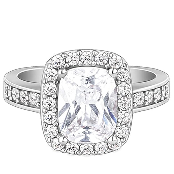 Silver Classic Solitaire Ring