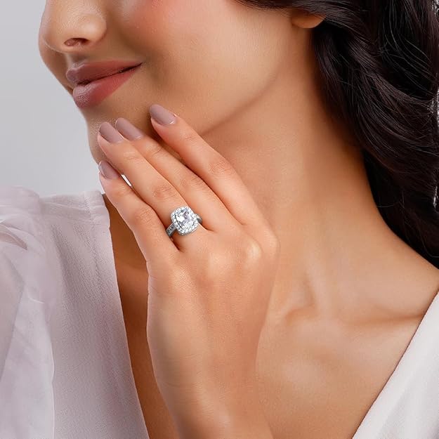 Silver Classic Solitaire Ring Secondary image