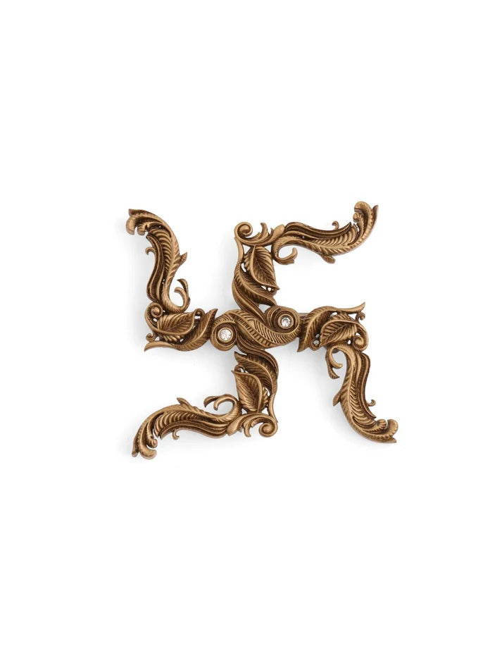 Swastik Brooch