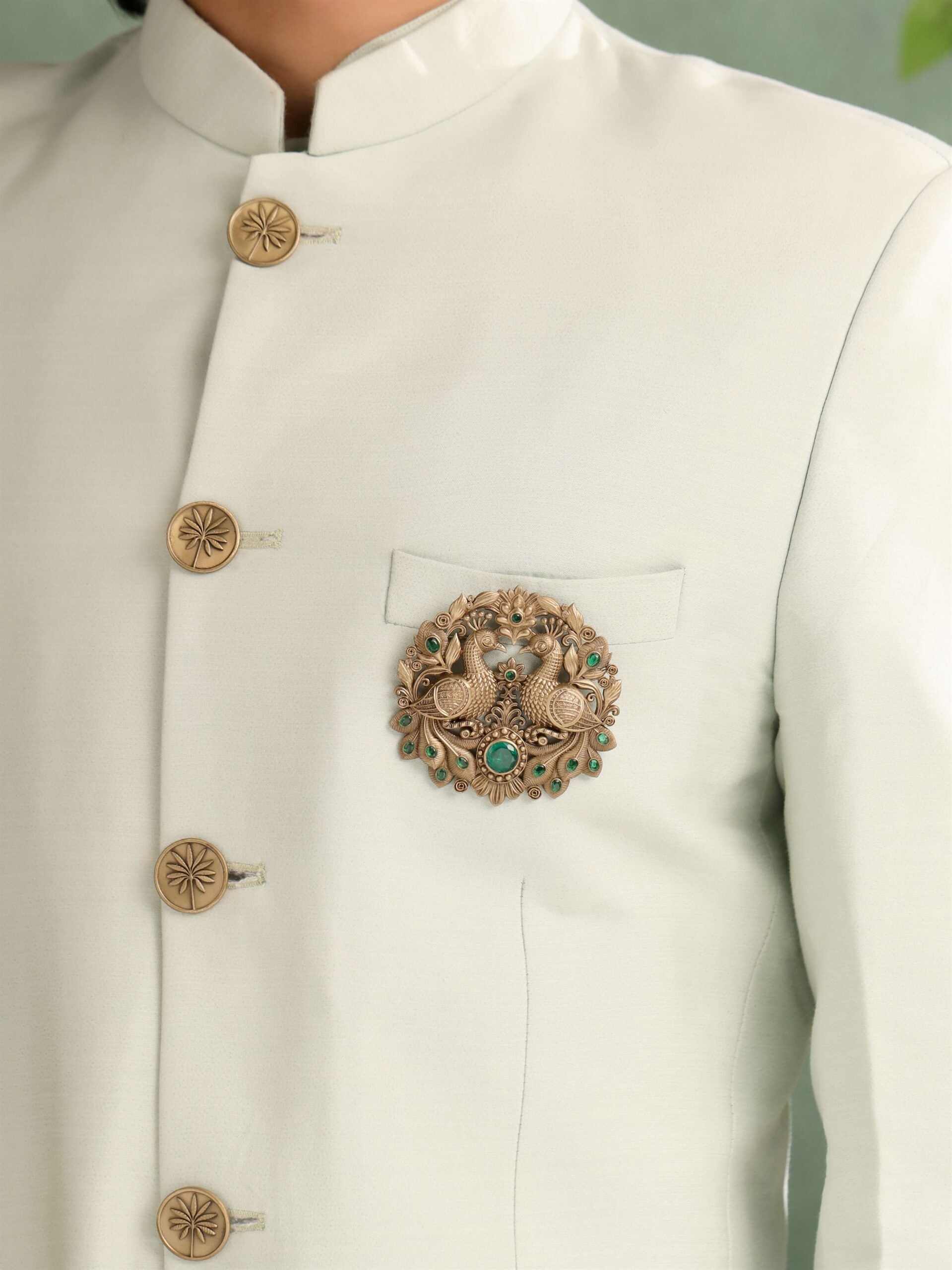 Peacock Splendor Brooch