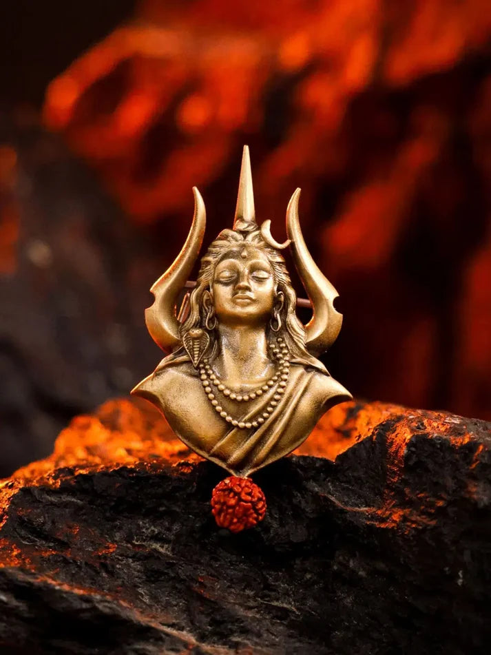 Mahadev Emblem Brooch Main image