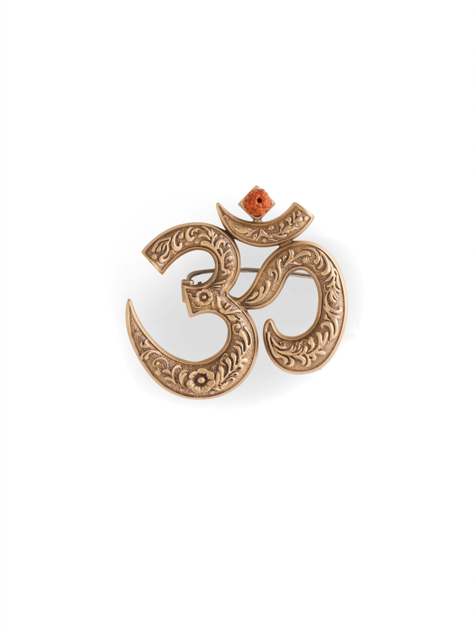 Royal Om Emblem Brooch
