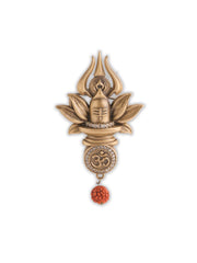 Sacred Shivling Emblem Brooch