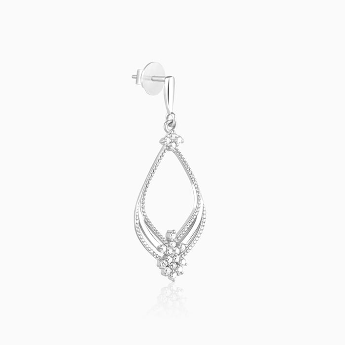 Silver Princess Earrings