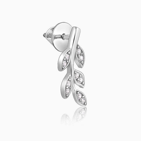 Silver Leaf Earrings