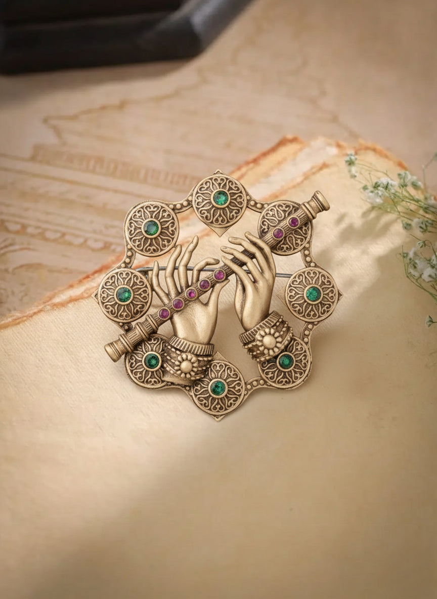 Krishna’s Melody Brooch Main image
