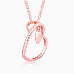 Rose Gold Heart Necklace