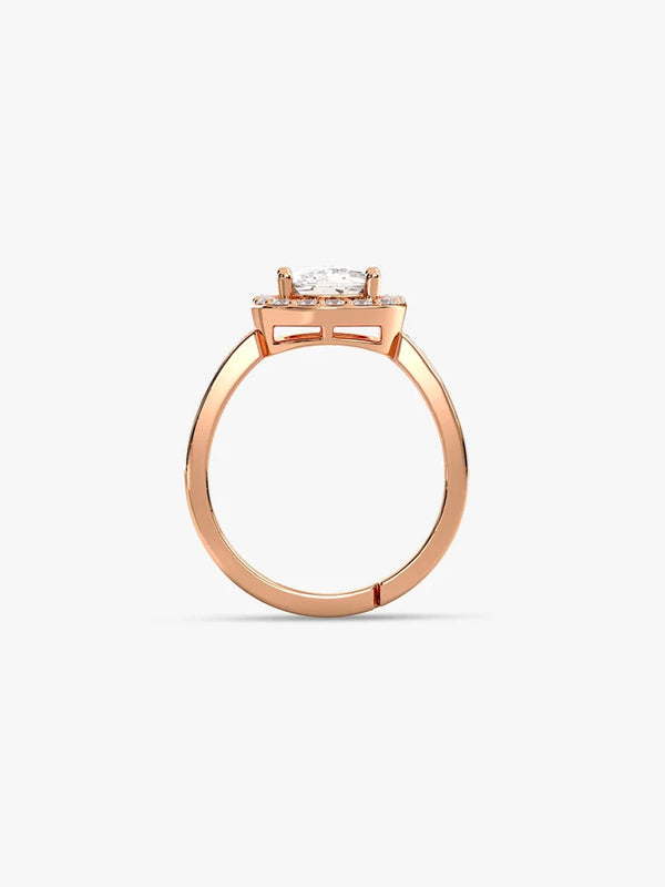 Rose Gold Classic Solitaire Ring