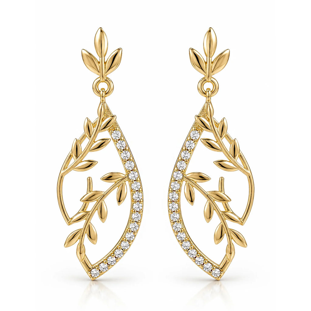 Leafy Affair Florielle Gleam Dangle Earrings