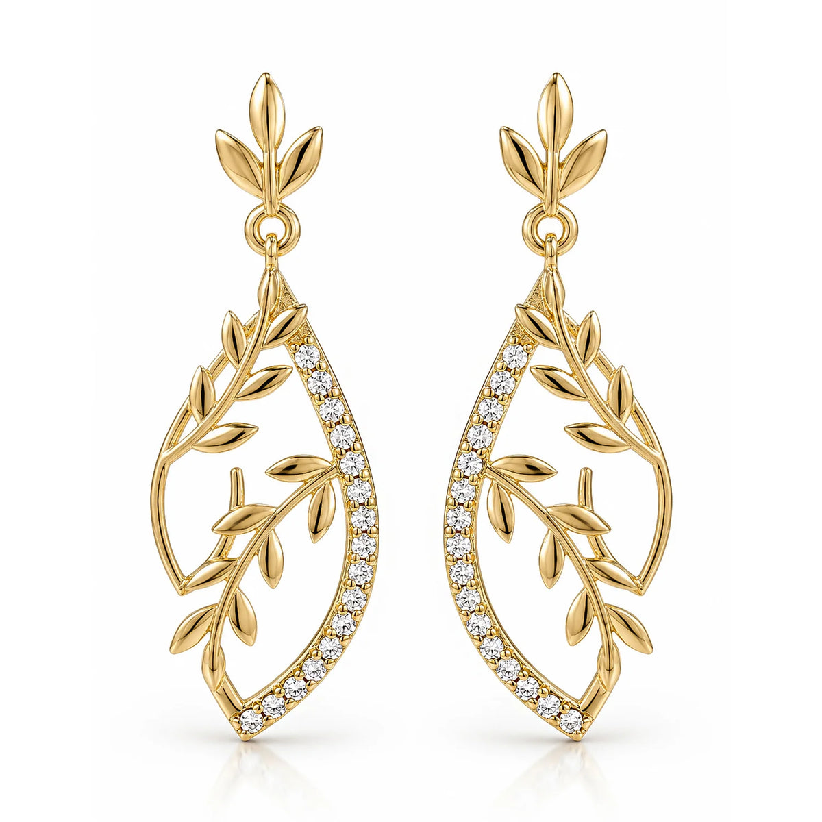 Leafy Affair Florielle Gleam Dangle Earrings