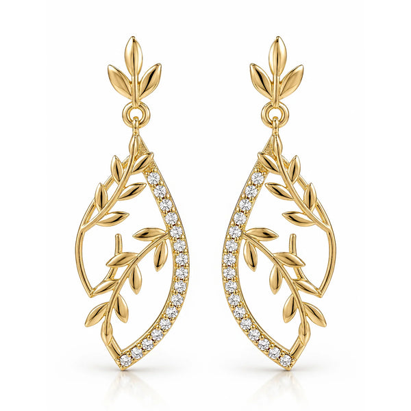 Leafy Affair Florielle Gleam Dangle Earrings