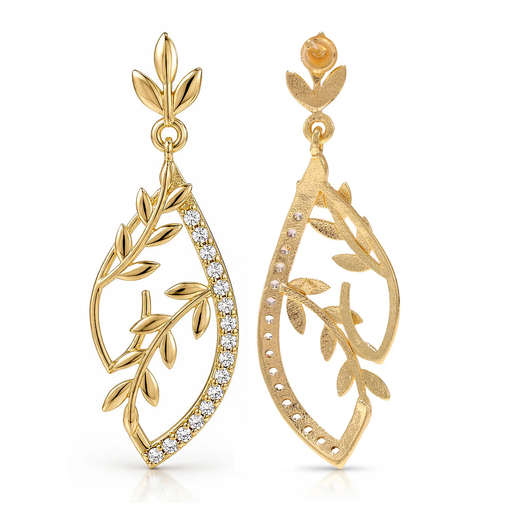 Leafy Affair Florielle Gleam Dangle Earrings