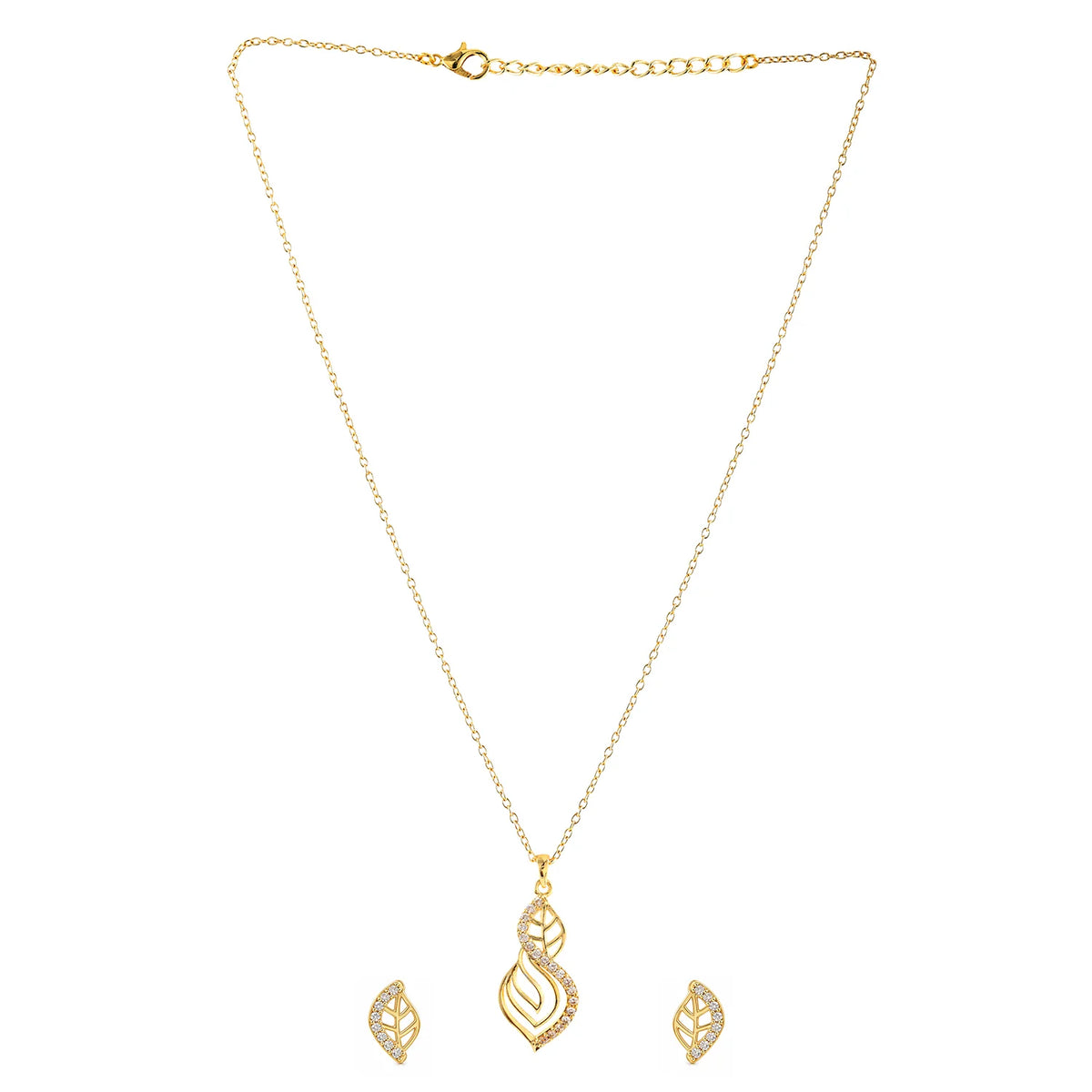 Leafy Affair Tarusa Pendant Set