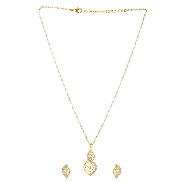 Leafy Affair Tarusa Pendant Set