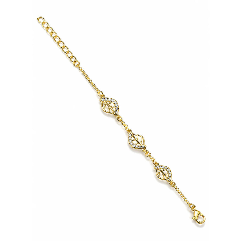 Leafy Affair Petal Cluster Link Bracelet