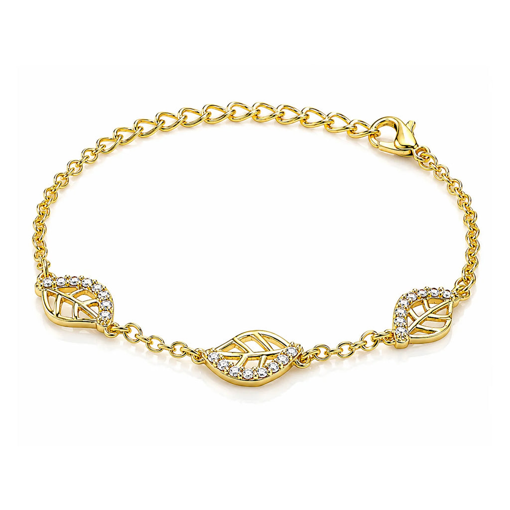 Leafy Affair Petal Cluster Link Bracelet