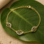 Leafy Affair Petal Cluster Link Bracelet