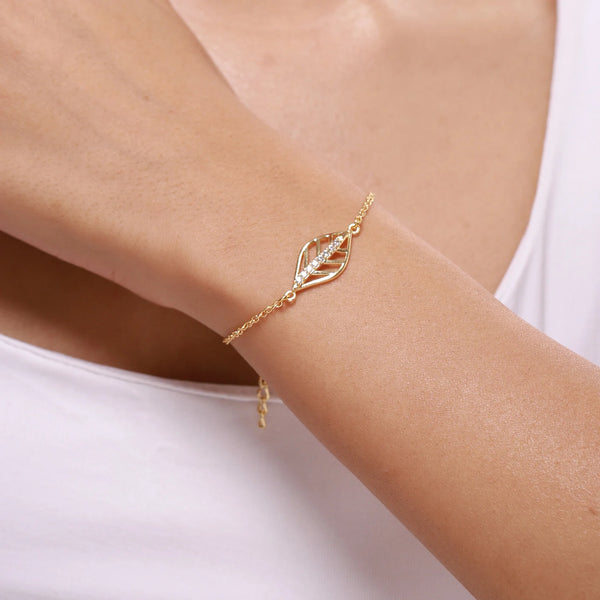Leafy Affair Sylora Link Bracelet