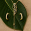 Leafy Affair Livora Form Y Pendant Set