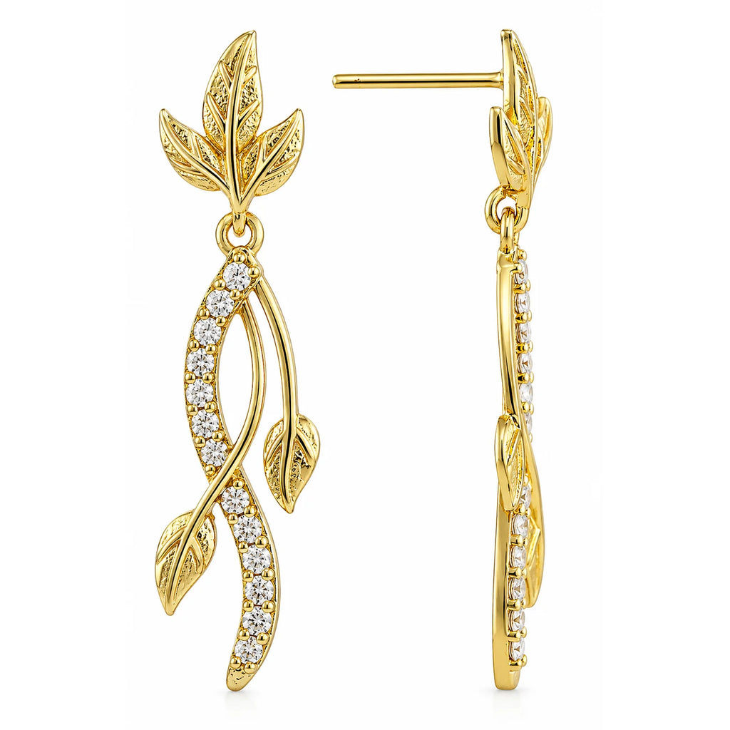 Leafy Affair Nivelle Dangle Earrings