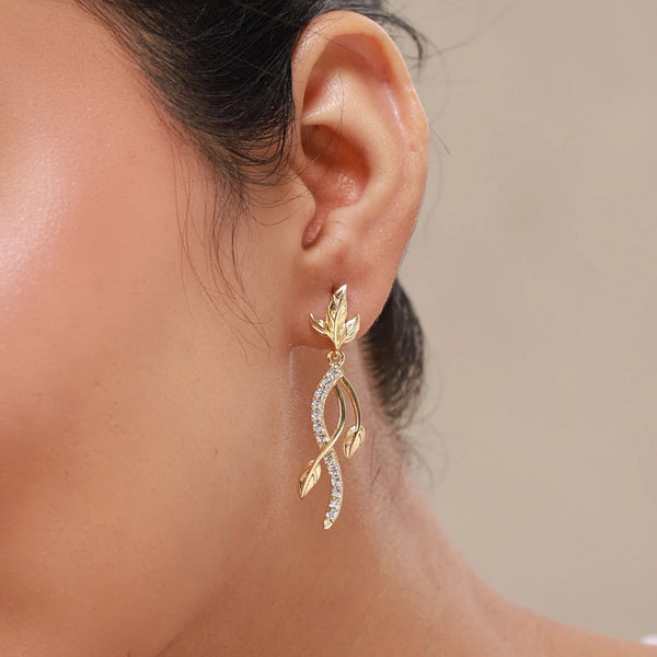 Leafy Affair Nivelle Dangle Earrings