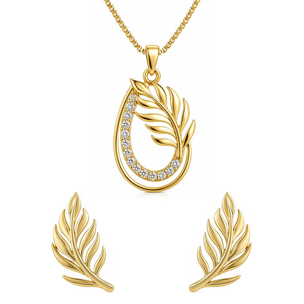 Leafy Affair Florielle Gleam Pendant Set