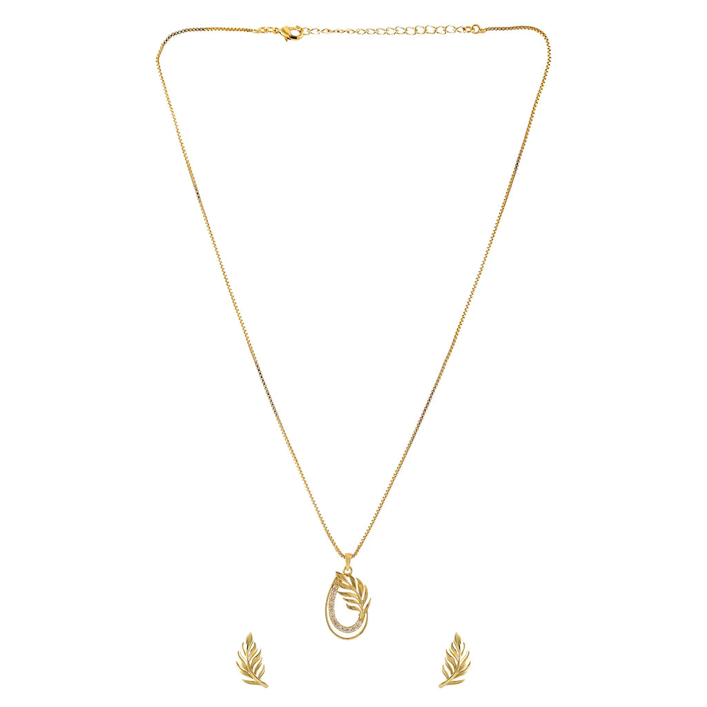 Leafy Affair Florielle Gleam Pendant Set