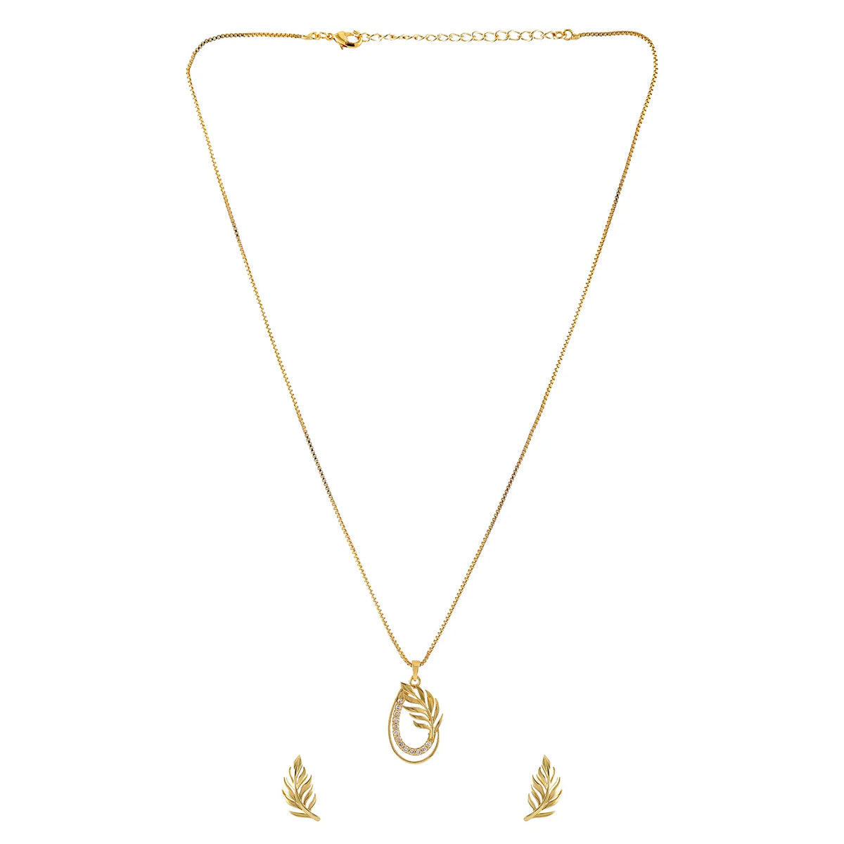 Leafy Affair Florielle Gleam Pendant Set