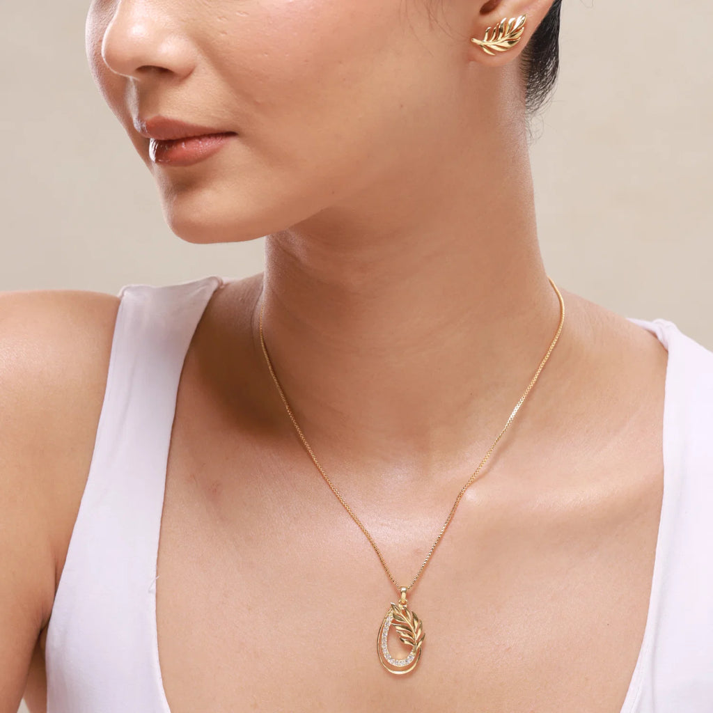 Leafy Affair Florielle Gleam Pendant Set