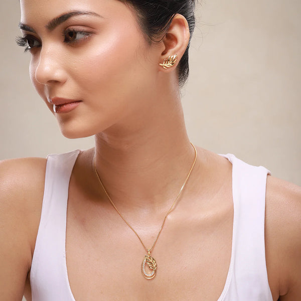 Leafy Affair Florielle Gleam Pendant Set