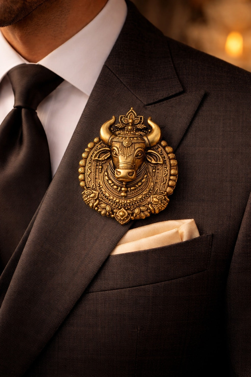 Nandi Maharaj Brooch