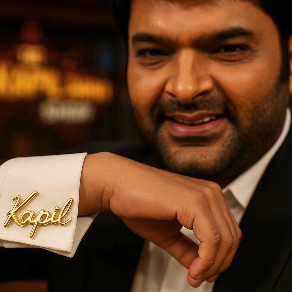Kapil Sharma Personalized Name Cufflink