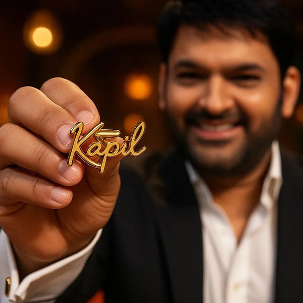 Kapil Sharma Personalized Name Cufflink