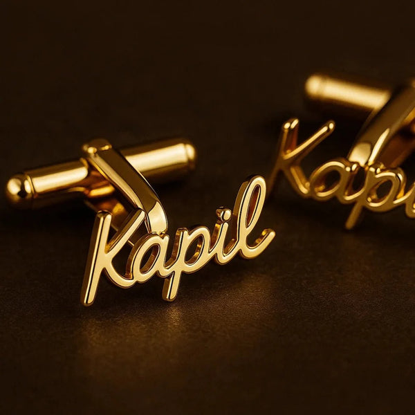 Kapil Sharma Personalized Name Cufflink