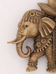 Brass Royal Elephant Brooch