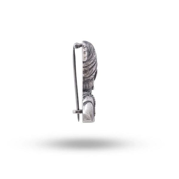 Chhatrapati Raje Shivaji Maharaj sterling Silver Brooch Pin